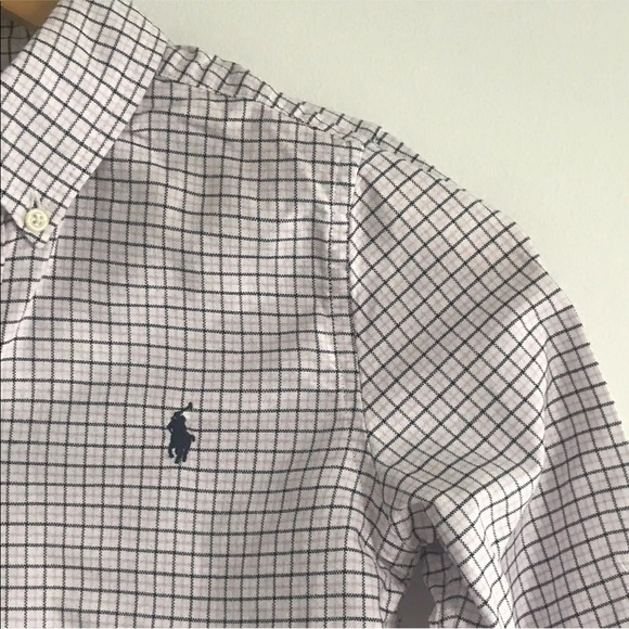 Ralph Lauren Boys Plaid Shirt, Pink, Size 6 - Picture 6 of 11